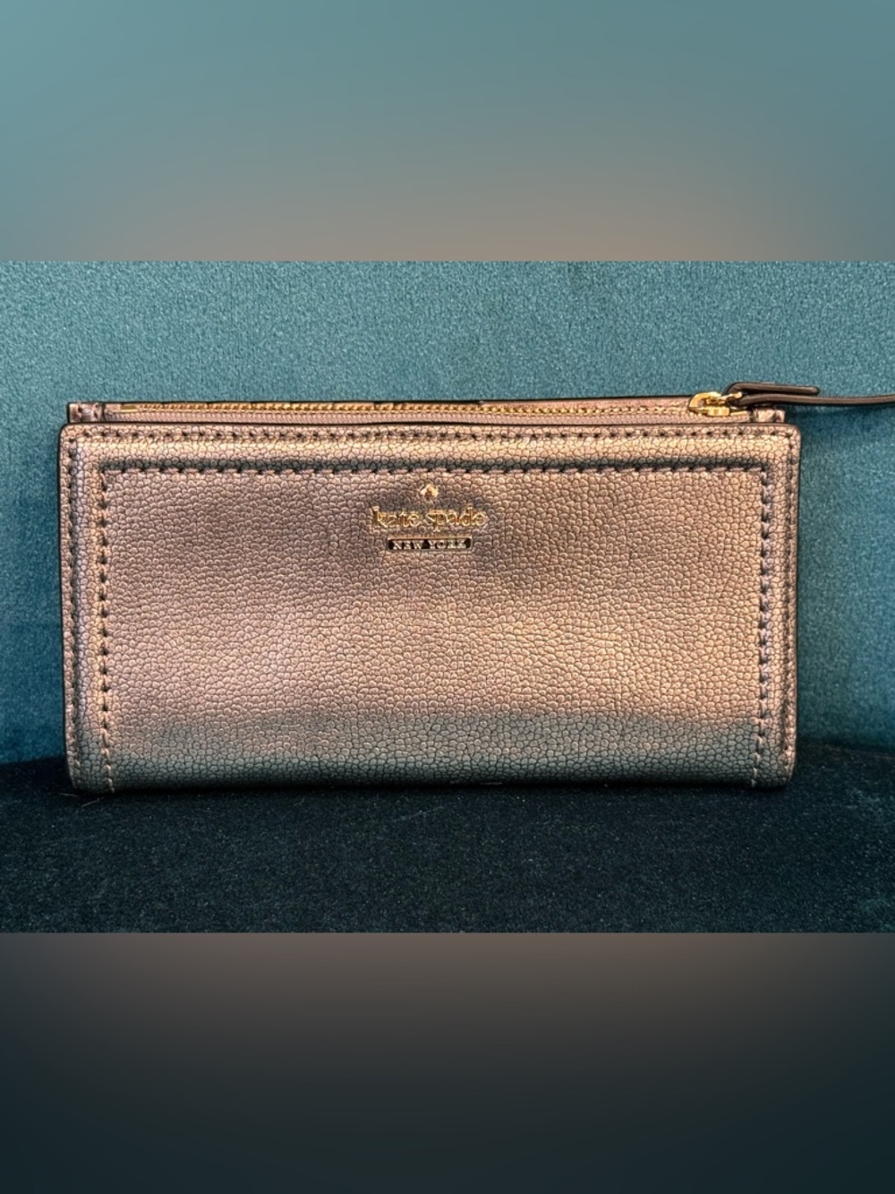 Kate Spade Patterson Drive Braylon Wallet Pewter NWOT